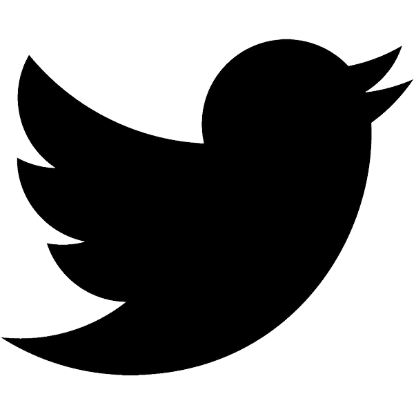 Twitter logo, nr.2702, afmeting: 22mm x 22mm