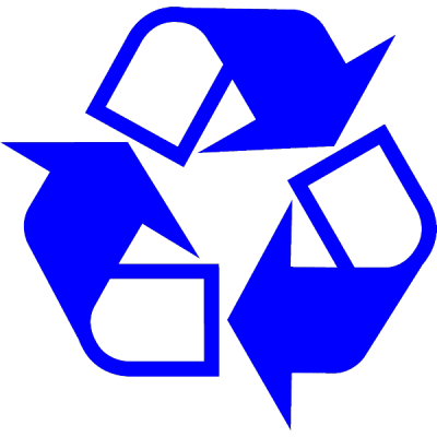 recycle logo, nr.2705, afmeting: 22mm x 22mm